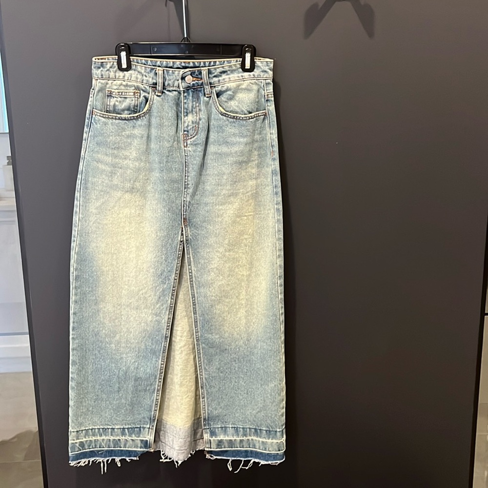 Urban Outfitters denim maxi skirt